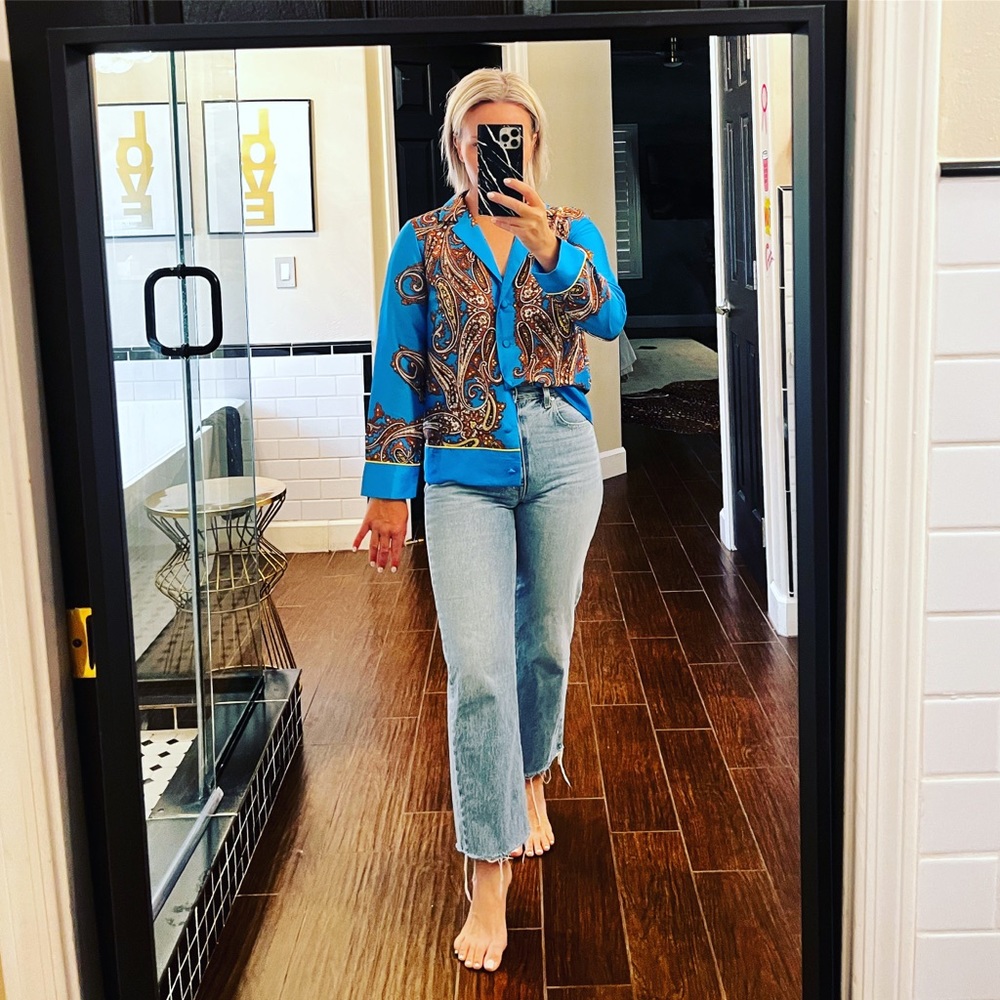 J Crew silk top